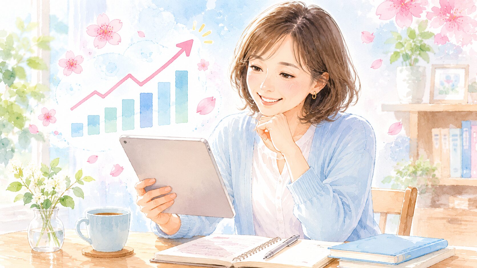 40代が新NISAを始めた体験談のイラスト